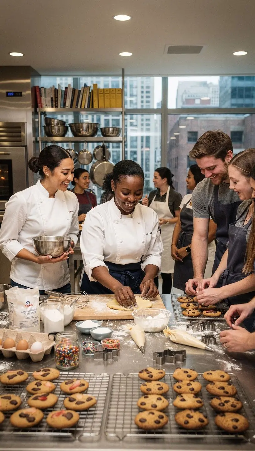 Яркий рынок с разнообразием свежих фруктов и овощей.